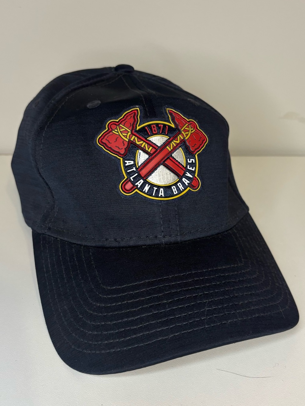 MLB Atlanta Braves Navy Baseball Cap-Size Large l/Extra Large